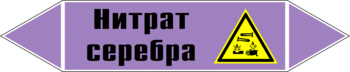 Маркировка трубопровода "нитрат серебра" (a04, пленка, 358х74 мм)" - Маркировка трубопроводов - Маркировки трубопроводов "ЩЕЛОЧЬ" - Магазин охраны труда и техники безопасности stroiplakat.ru