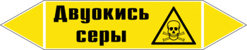 Маркировка трубопровода "двуокись серы" (пленка, 126х26 мм) - Маркировка трубопроводов - Маркировки трубопроводов "ГАЗ" - Магазин охраны труда и техники безопасности stroiplakat.ru